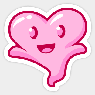 jgoGhost Pink Sticker